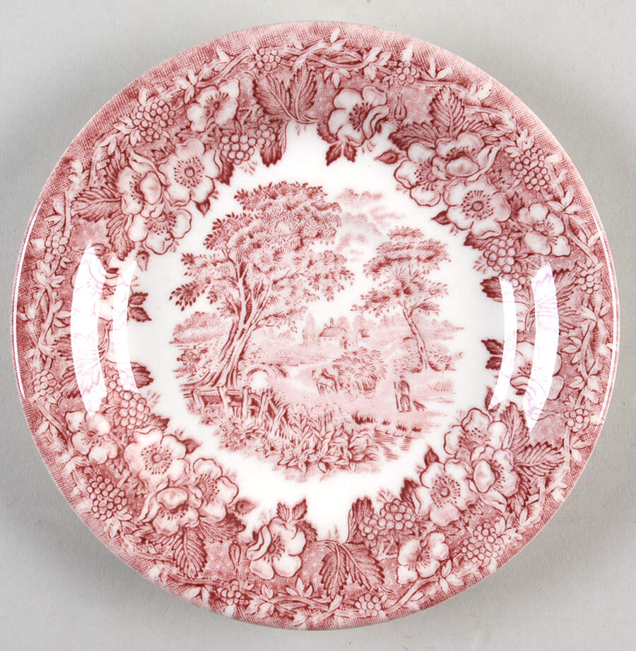 Kingswood Pink Saucer by English Ironstone Tableware-1