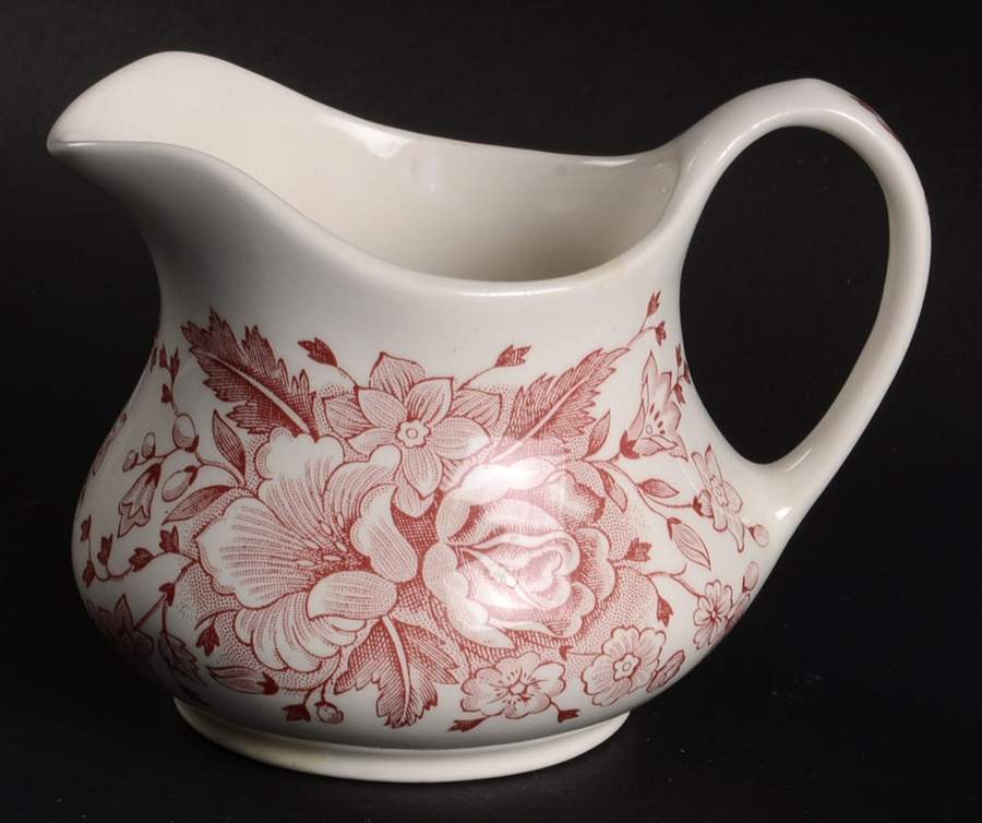 Kew Pink Creamer by English Ironstone Tableware-1