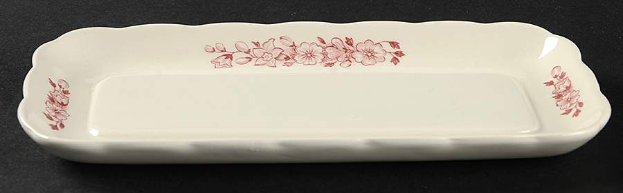 Kew Pink 1/4 Lb Butter No Lid by English Ironstone Tableware-1