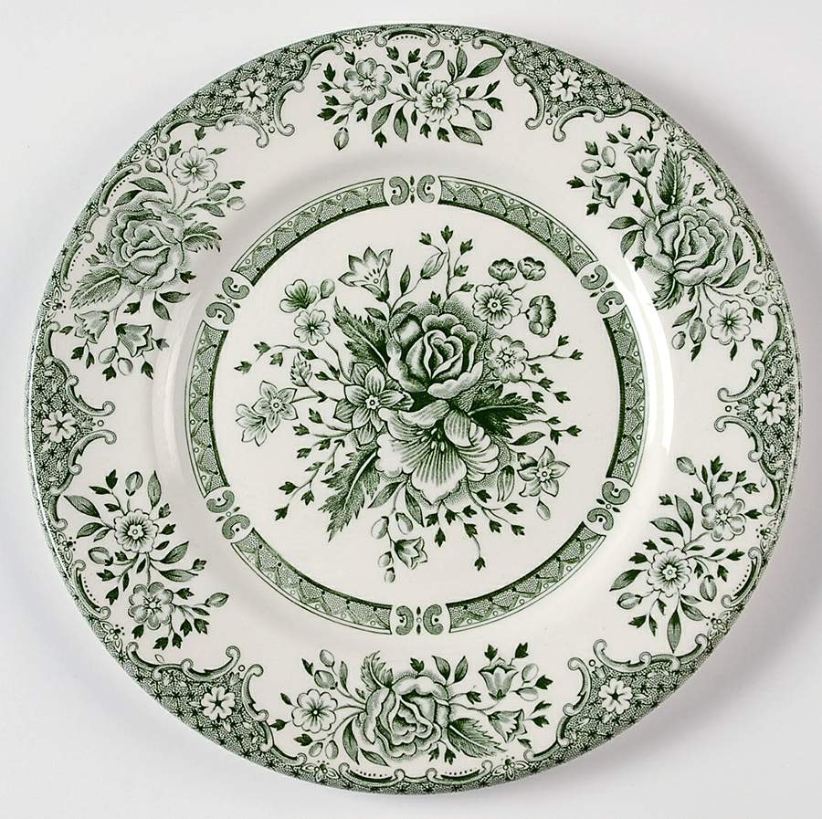 Kew Green Bread & Butter Plate by English Ironstone Tableware-1