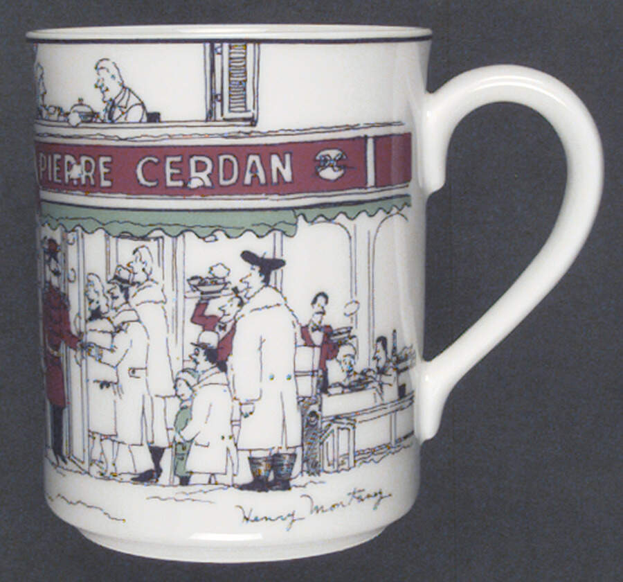 Le Restaurant Christmas Mug by Epoch-1