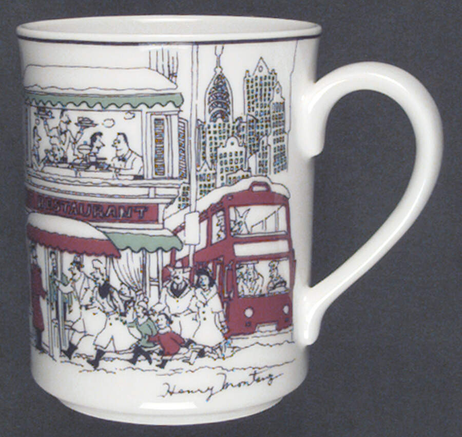 Le Restaurant Christmas Mug by Epoch-1