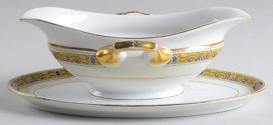 6560 Gravy Boat with Attached Underplate by Epiag-1