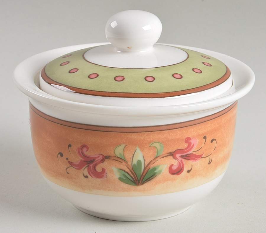 Spice Pavilion (English) Sugar Bowl & Lid by Epoch-1
