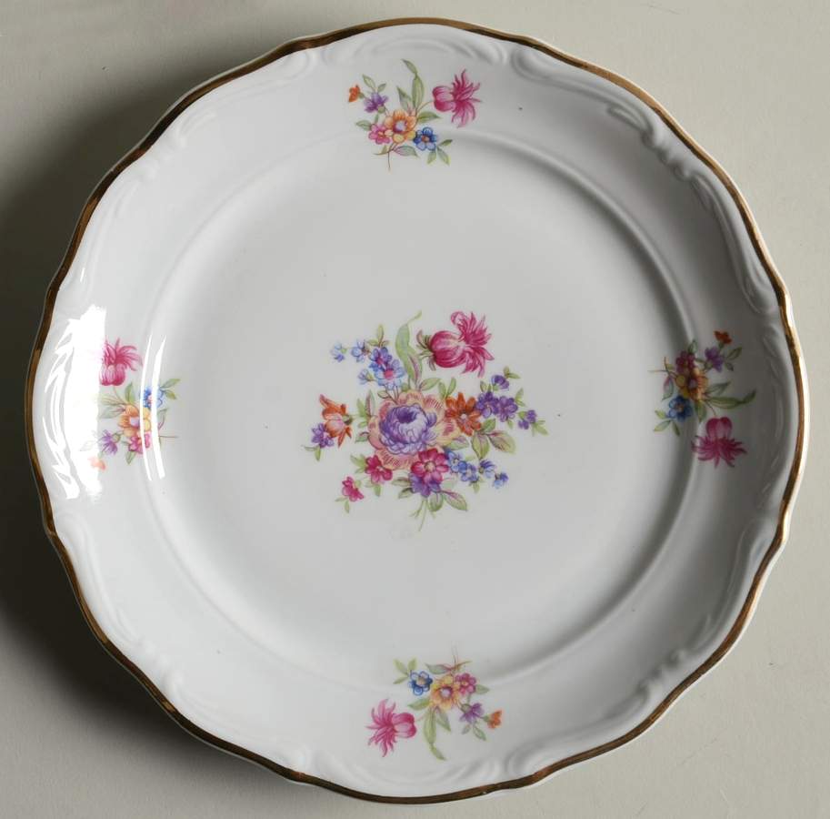 Rose Garden Salad Plate by Europa-1