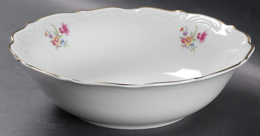 Rose Garden 8" Round Vegetable Bowl by Europa-1