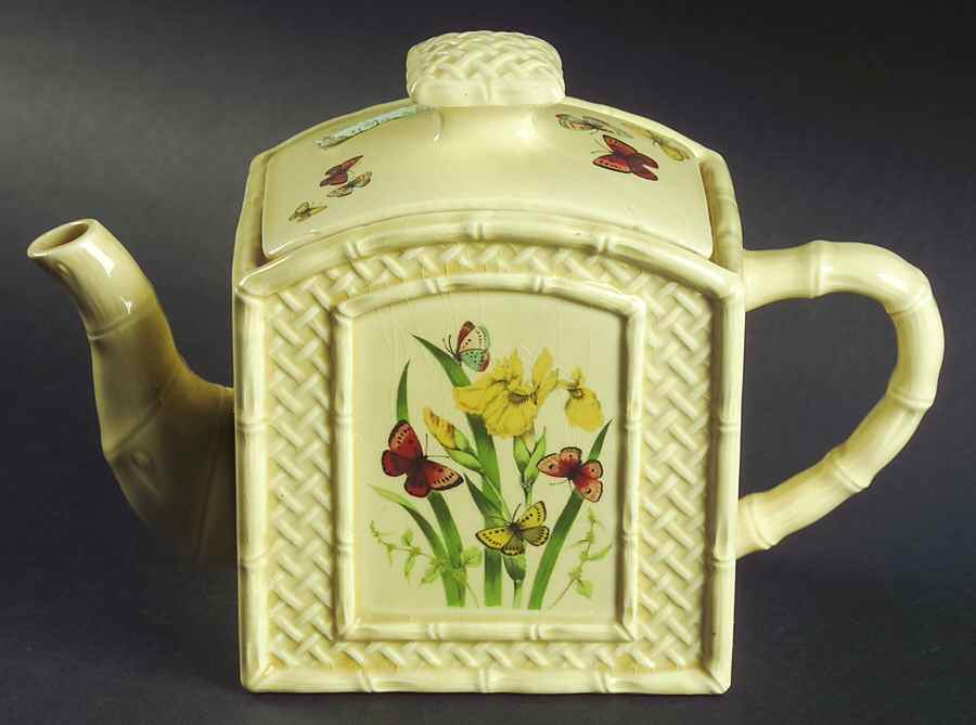 Butterfly Garden Trellis Teapot & Lid by Enesco-1