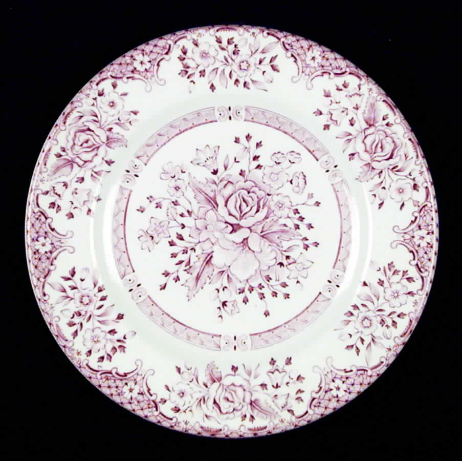 Kew Pink Bread & Butter Plate by English Ironstone Tableware-1