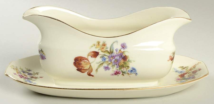5344 Gravy Boat with Attached Underplate by Epiag-1