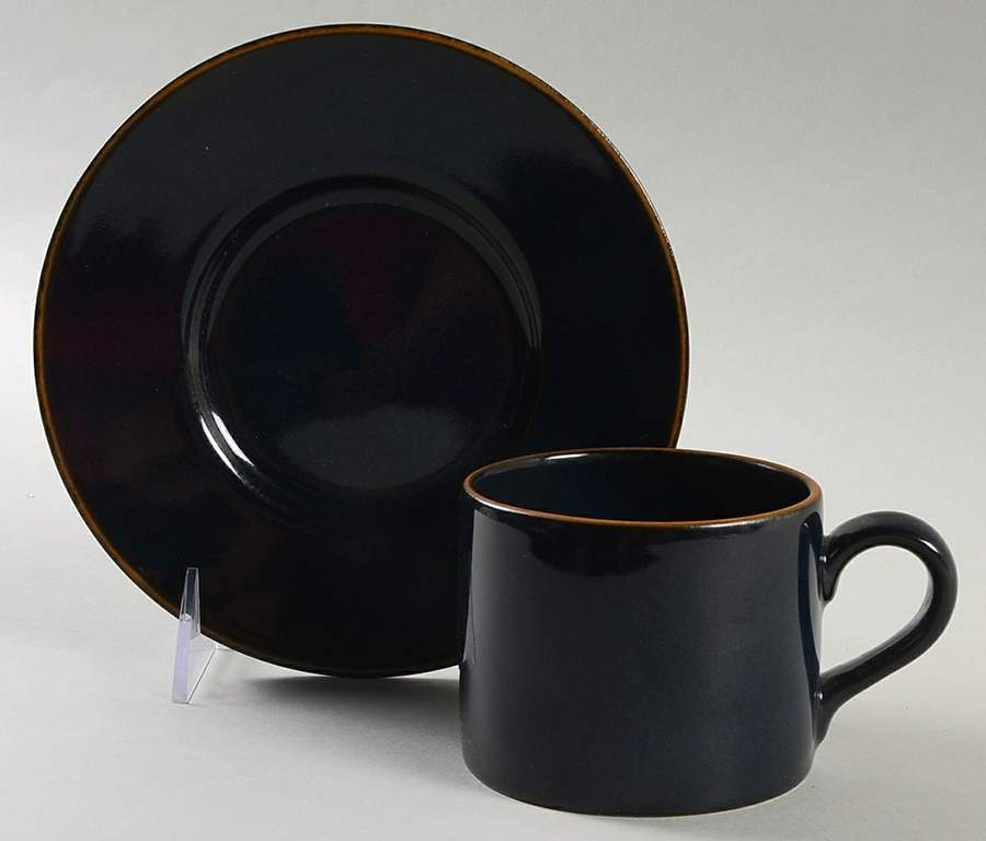 EBA2 Flat Cup & Saucer Set by Eddie Bauer-1
