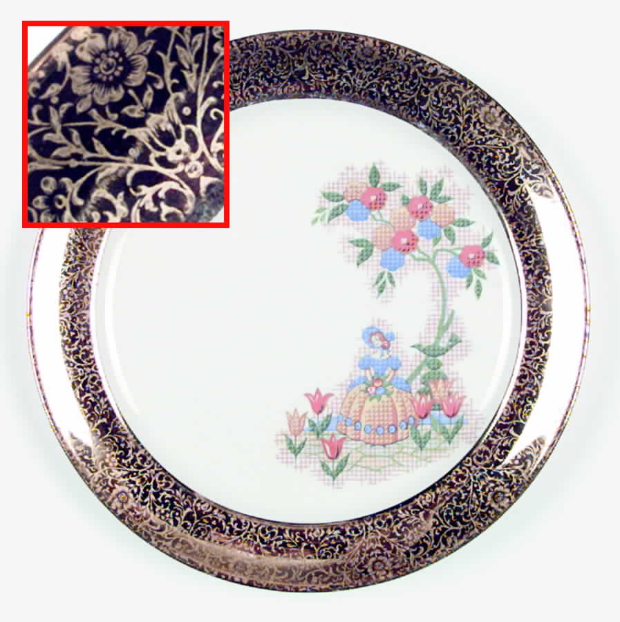 EAN4 Salad Plate by Eastern China -1