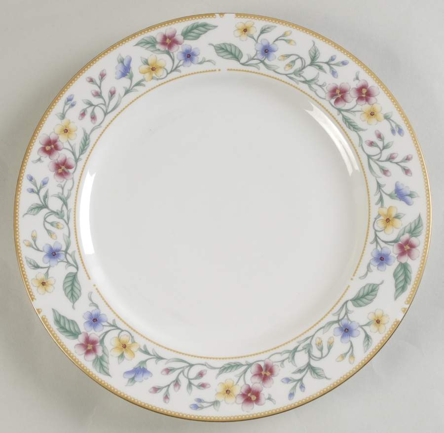 Caprice (Gold Trim) 12" Chop Plate (Round Platter) by Excel-1