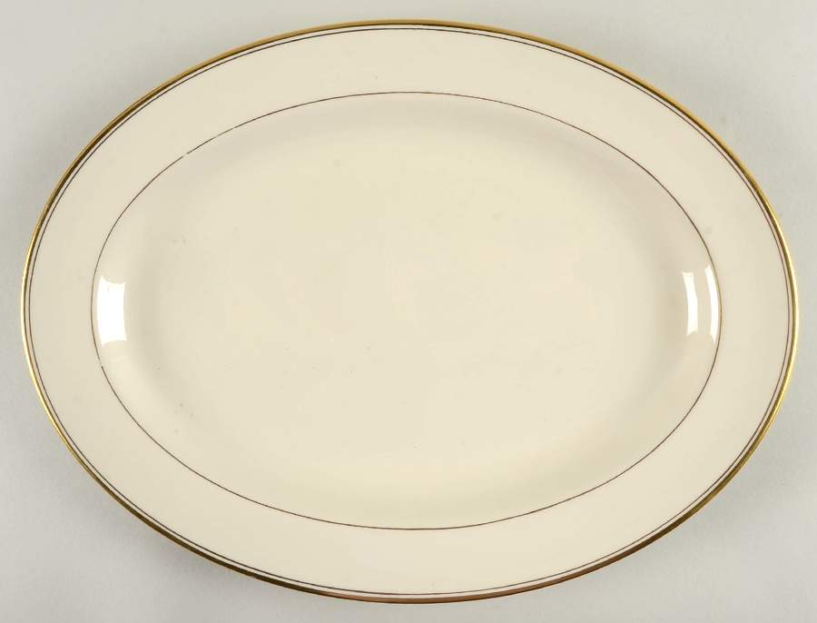 Contessa Gold 14" Oval Serving Platter by Edgerton-1