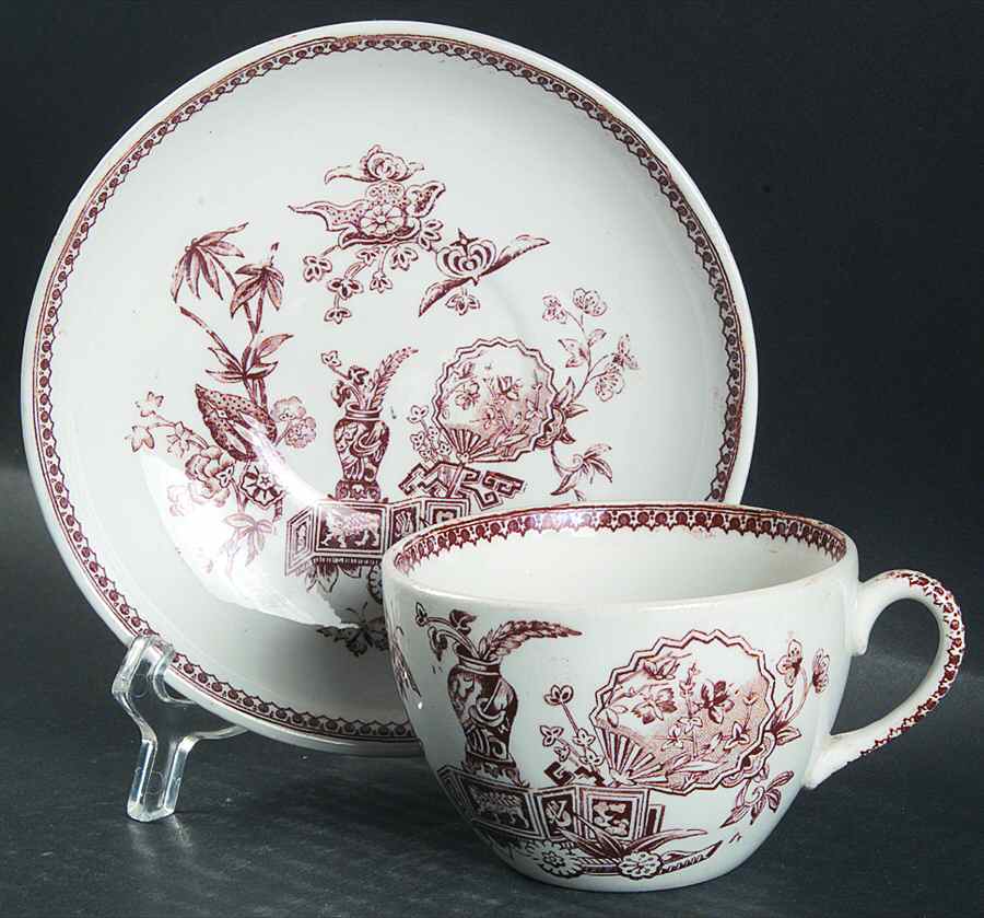 ELS3 Flat Cup & Saucer Set by Elsmore & Son-1