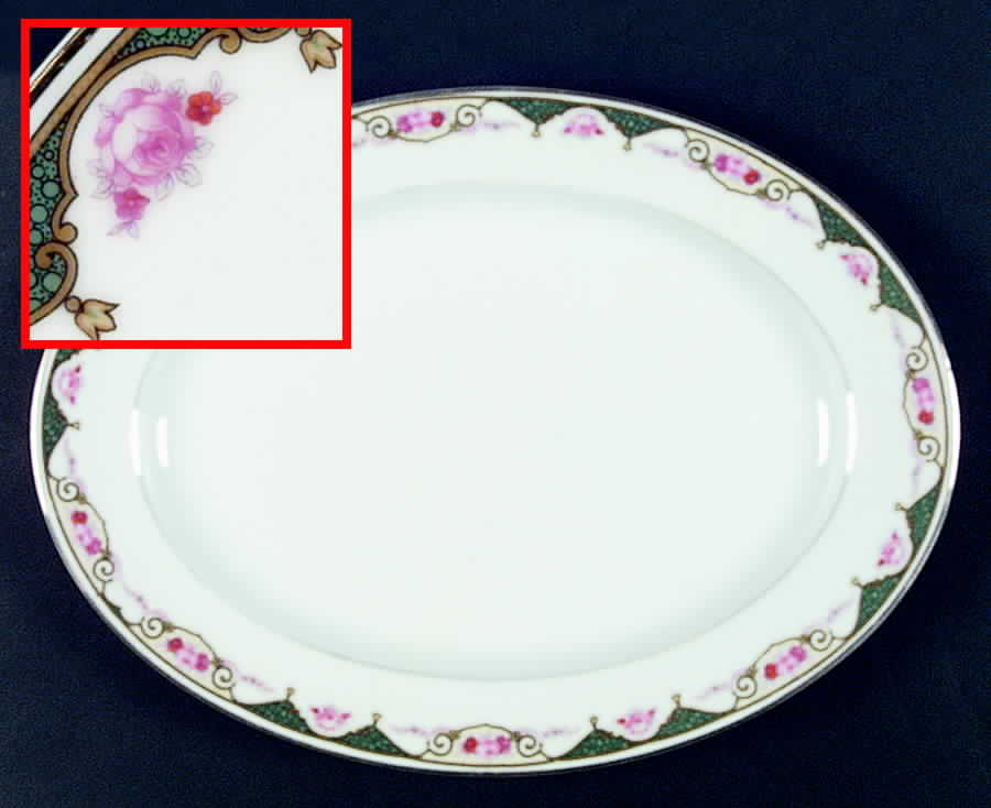 EAM18 12" Oval Serving Platter by E & A Muller-1