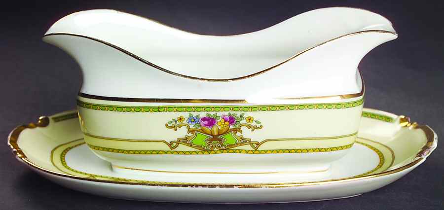 8041 Gravy Boat with Attached Underplate by Epiag-1