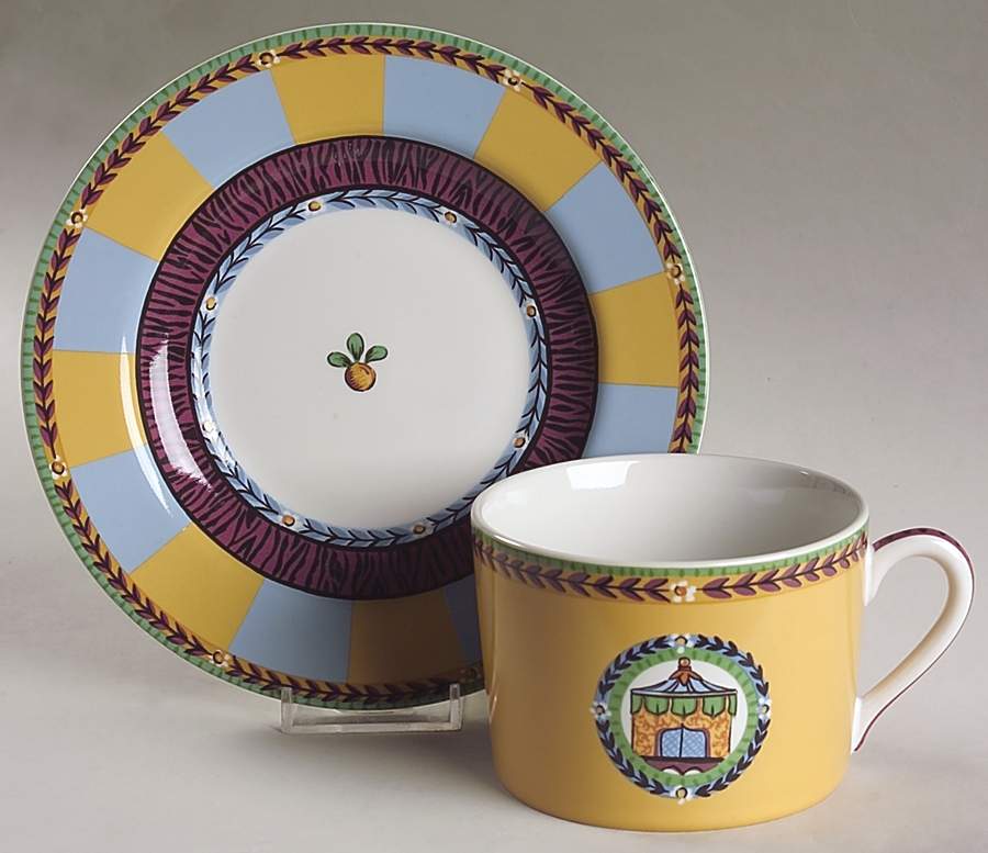 Katmandu Jumbo Cup & Saucer Set by Essex Collection-1