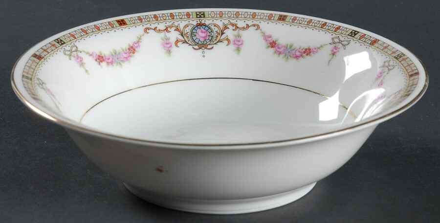 EAM21(WHITE RIM) Coupe Cereal Bowl by E & A Muller-1