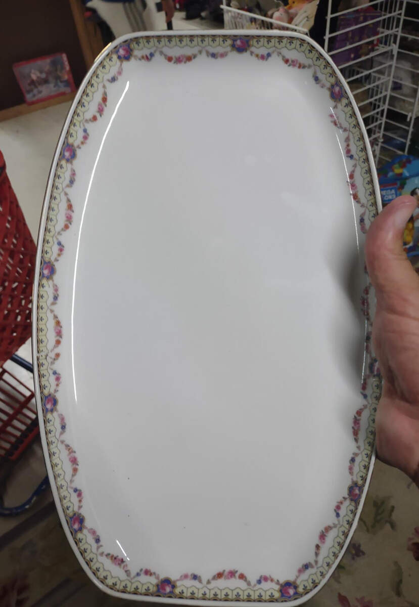 1443 13" Oval Serving Platter by Edelstein-1