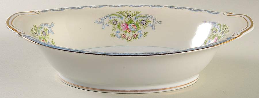 EMP47 10" Oval Vegetable Bowl by Empress (Japan)-1