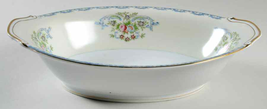 EMP47 11" Oval Vegetable Bowl by Empress (Japan)-1