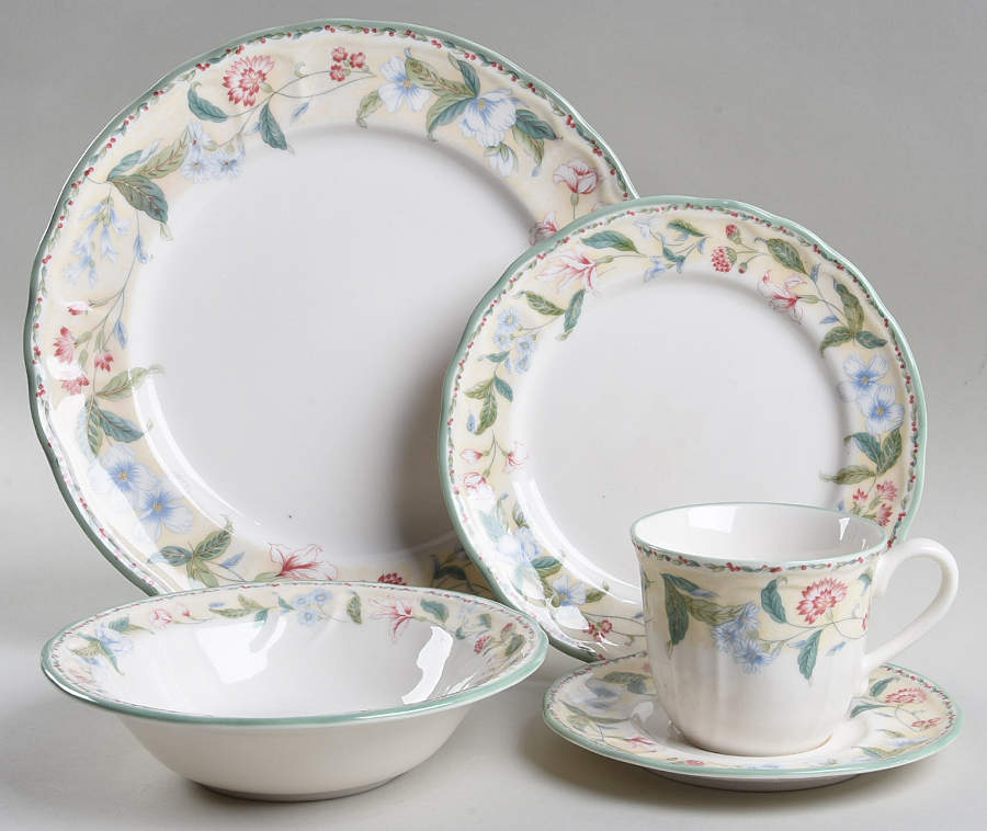 Floral Bay 5 Piece Place Setting by Epoch-1