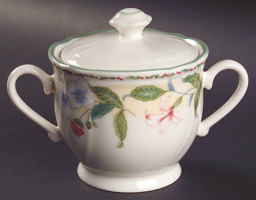 Floral Bay Sugar Bowl & Lid by Epoch-1