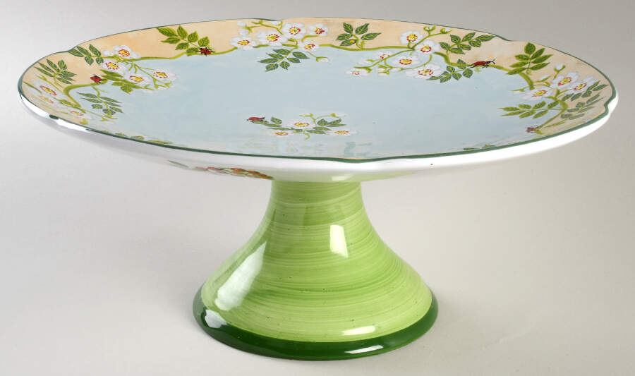 Robin's Nest Footed Cake Plate by Essex Collection-1