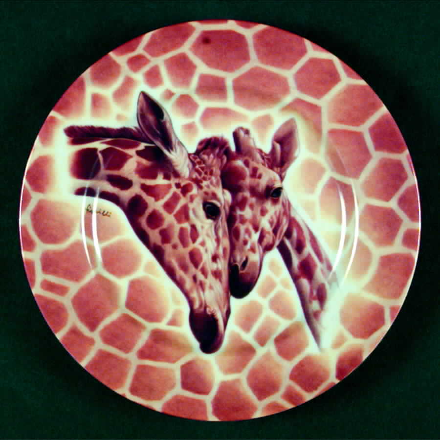 Wild Life Salad Plate by Email de Limoges-1