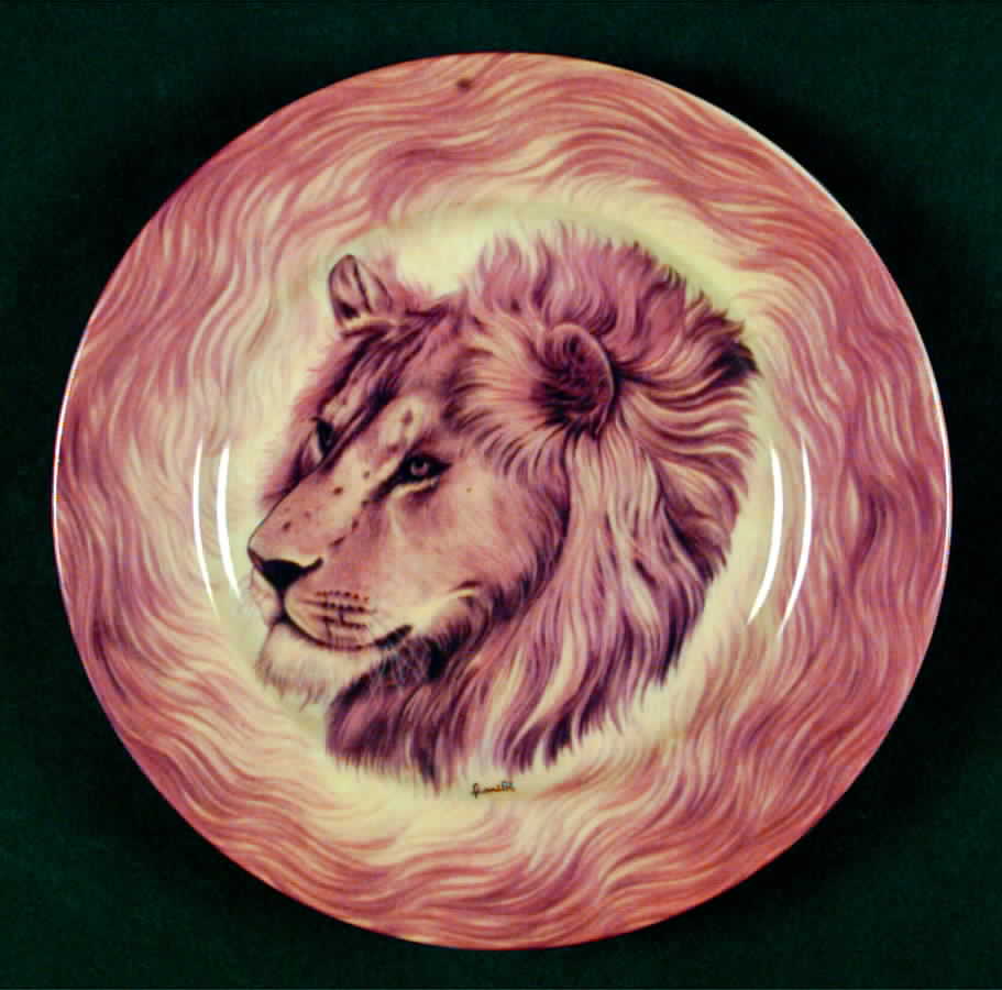 Wild Life Salad Plate by Email de Limoges-1