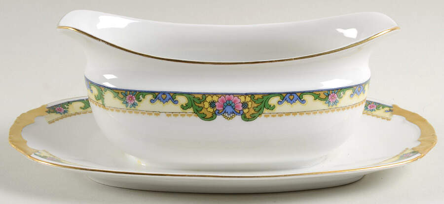 3200 Gravy Boat with Attached Underplate by Epiag-1