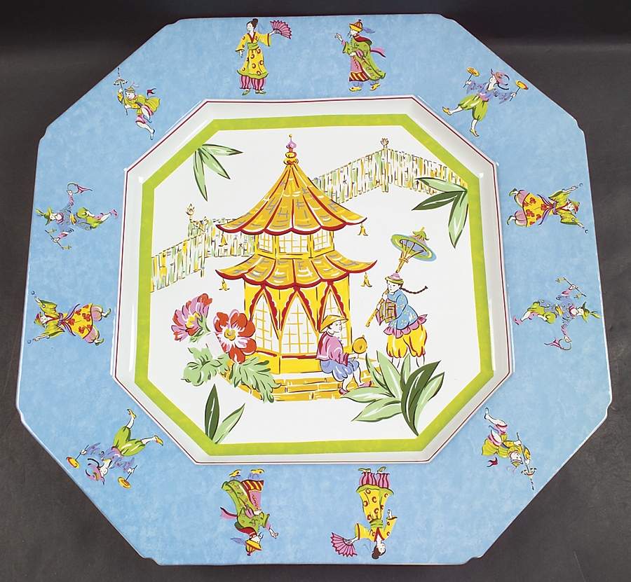 Good Fortune 17" Octagonal Serving Platter by Essex Collection-1