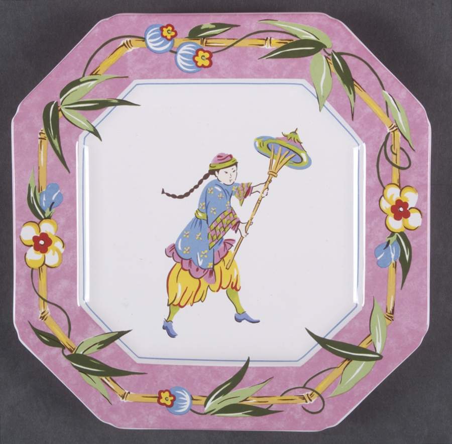 Good Fortune Dessert/Pie Plate by Essex Collection-1