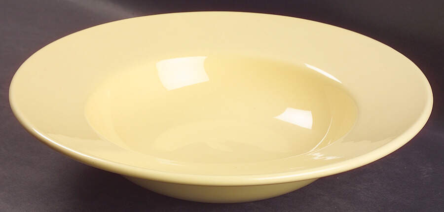 Solid Color Yellow 11" Pasta Serving Bowl by Epoch-1