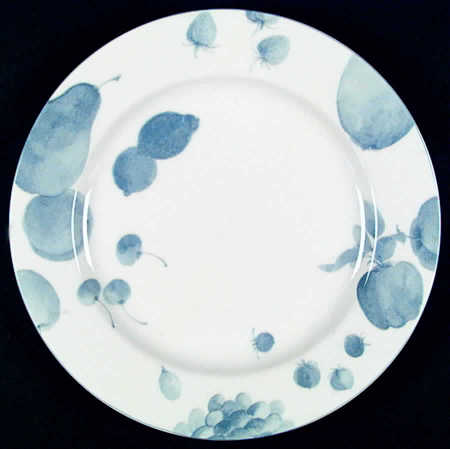 Blue Fruits Dinner Plate by Epoch-1
