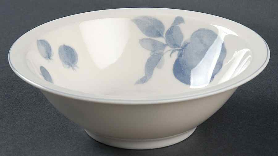 Blue Fruits Rim Cereal Bowl by Epoch-1