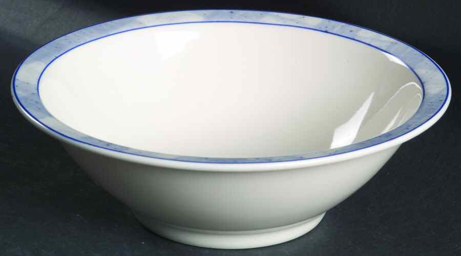 Blue Plaid Rim Cereal Bowl by Epoch-1