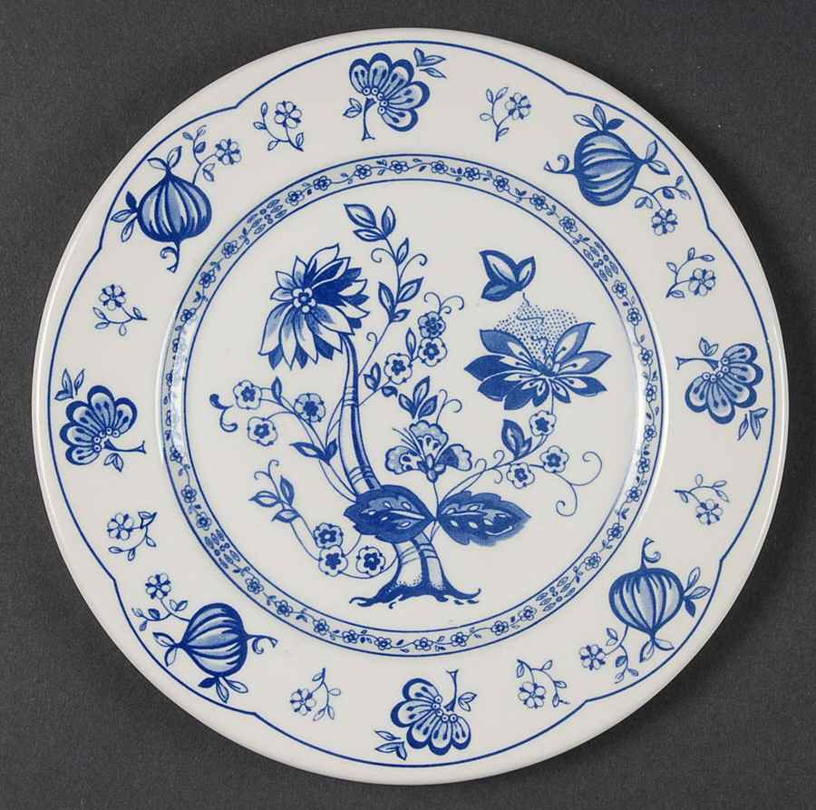 Blue Onion Bread & Butter Plate by English Ironstone Tableware-1
