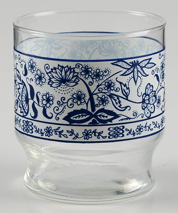 Blue Onion 10 Oz Glassware Tumbler by English Ironstone Tableware-1