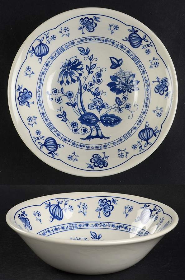 Blue Onion Coupe Cereal Bowl by English Ironstone Tableware-1