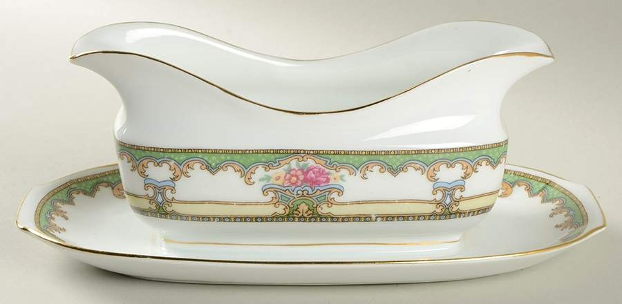 Windsore Gravy Boat with Attached Underplate by Epiag-1