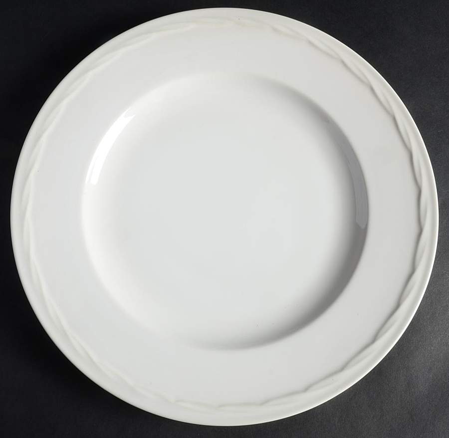 White Expressions Dinner Plate by Epoch-1