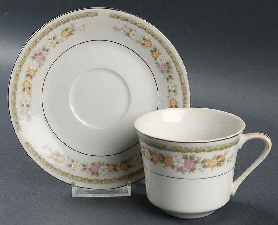 Savannah Flat Cup & Saucer Set by Everbrite (Japan)-1