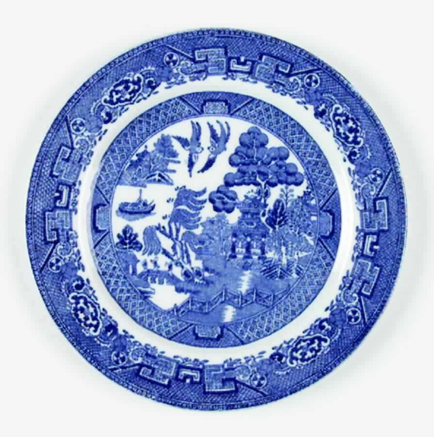 Willow Salad Plate by England-1