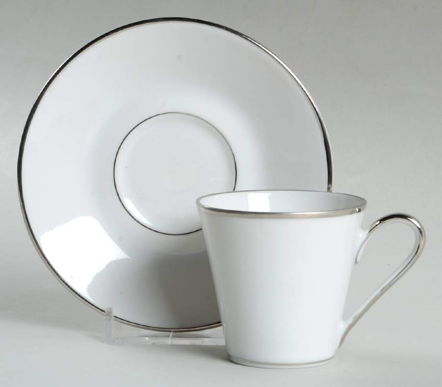 19957 Flat Demitasse Cup & Saucer Set by Edelstein-1