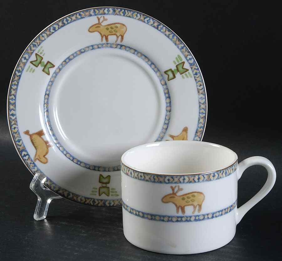 Durango Flat Cup & Saucer Set by Epoch-1