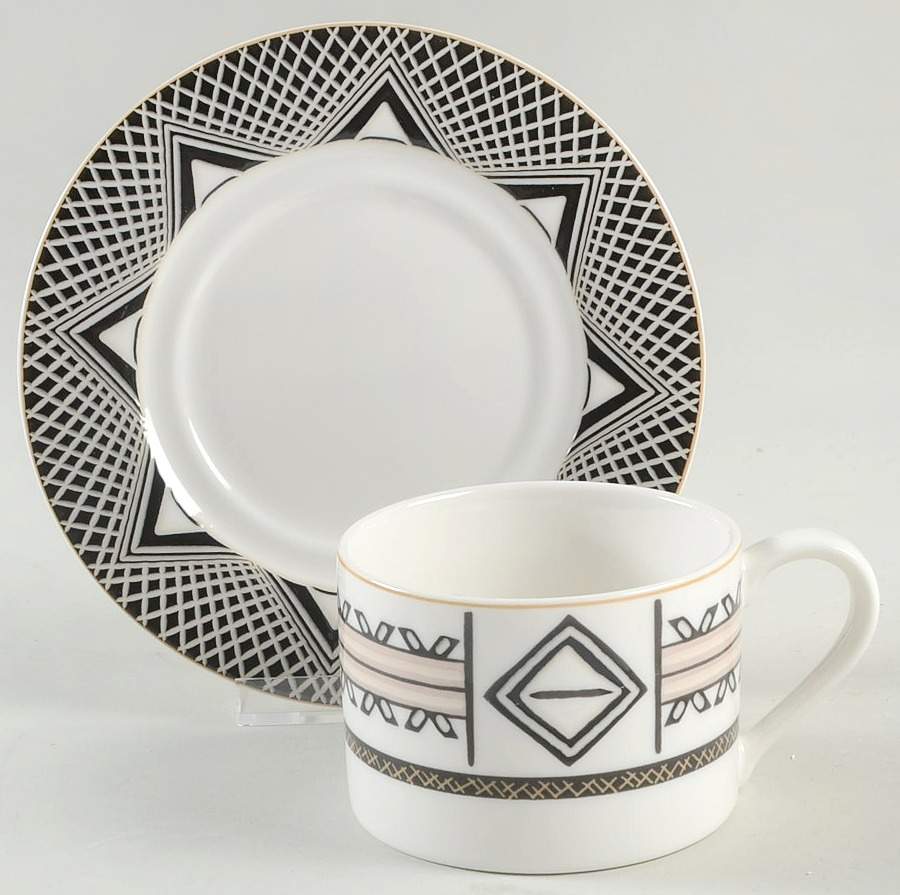 Tiber Flat Cup & Saucer Set by Epoch-1