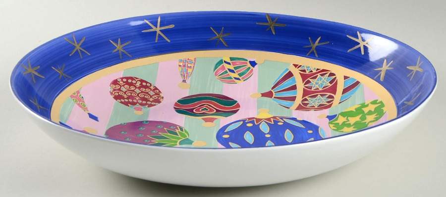 Kaleidoscope 11" Pasta Serving Bowl by Essex Collection-1