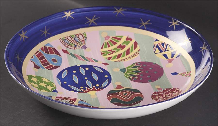 Kaleidoscope 12" Pasta Serving Bowl by Essex Collection-1
