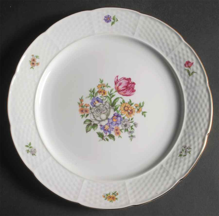 Bouquet 12" Chop Plate (Round Platter) by Europa-1